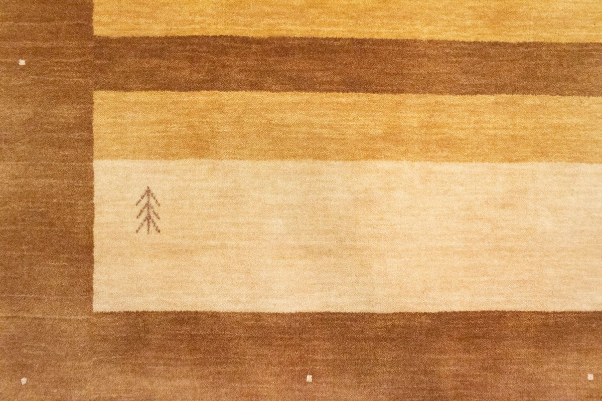 Alfombra Gabbeh - Loribaft Persa - 169 x 120 cm - naranja