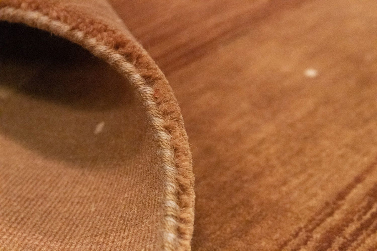 Alfombra Gabbeh - Loribaft Persa - 169 x 120 cm - naranja