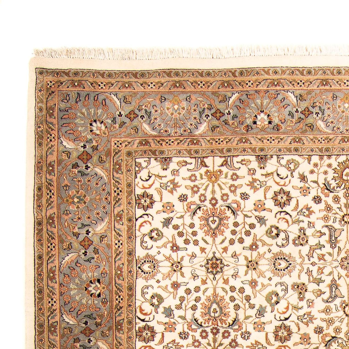Alfombra oriental - Keshan - Indus - 298 x 201 cm - beige