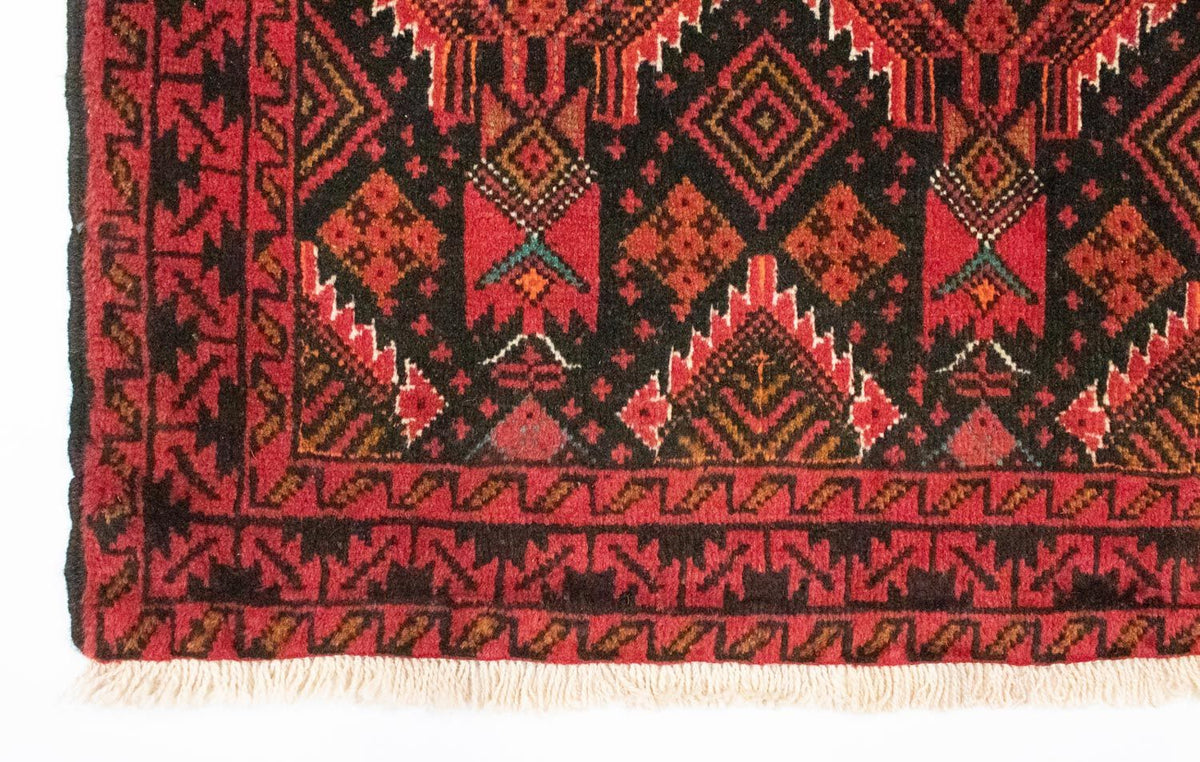 Alfombra de pasillo Alfombra Belutsch - 195 x 110 cm - naranja