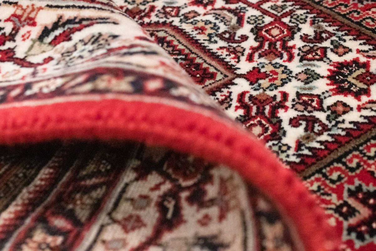 Alfombra persa - Bidjar - 163 x 92 cm - rojo