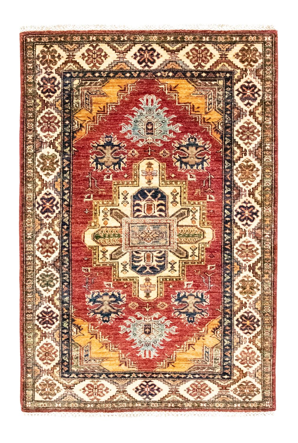 Alfombra Ziegler - Kazak - 154 x 103 cm - rojo