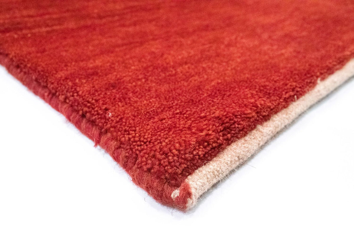 Alfombra Gabbeh - Persa - 145 x 100 cm - rojo