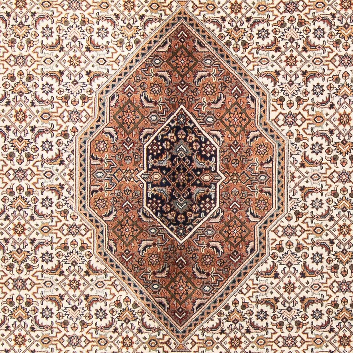 Alfombra oriental - Bidjar - Indus - 297 x 253 cm - beige