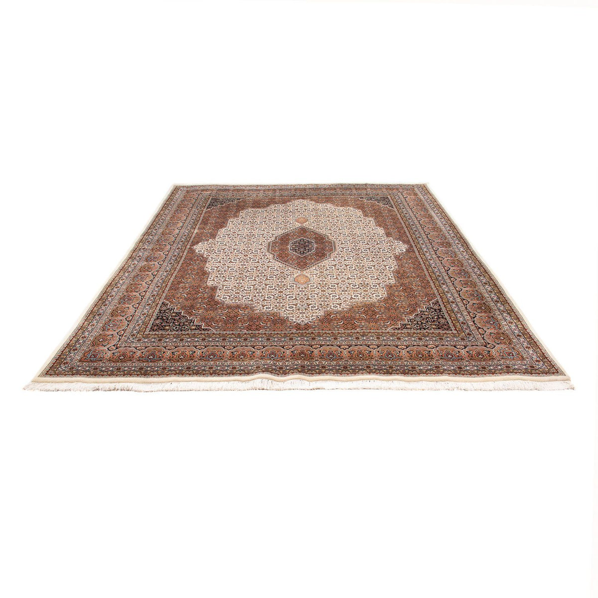 Alfombra oriental - Bidjar - Indus - 297 x 253 cm - beige