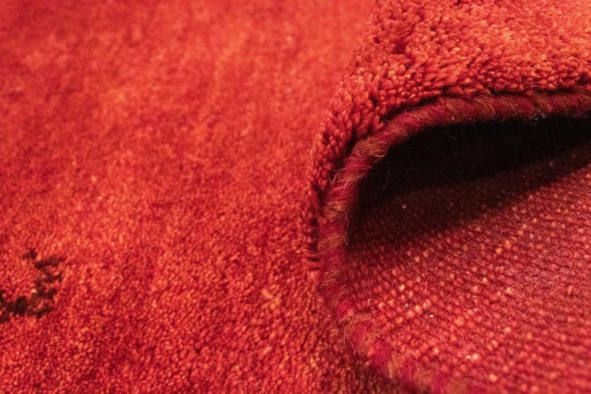 Alfombra Gabbeh - Persa - 147 x 94 cm - naranja