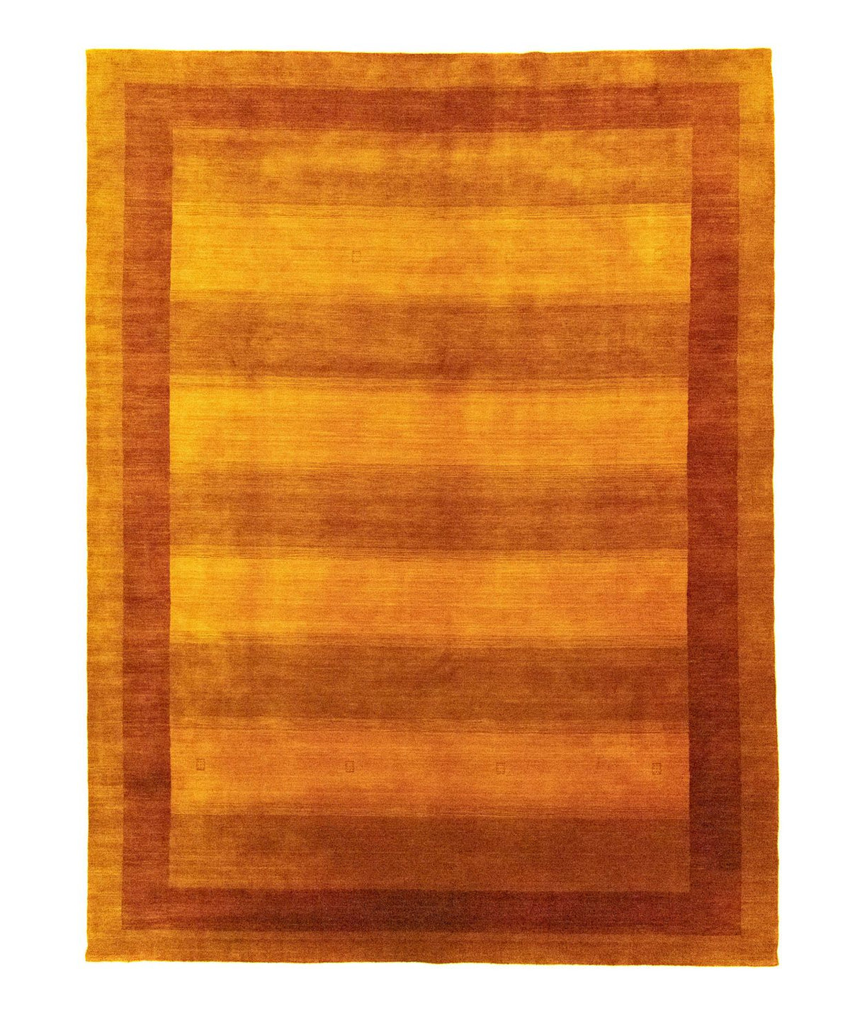 Alfombra Gabbeh - Loribaft Persa - 340 x 252 cm - naranja