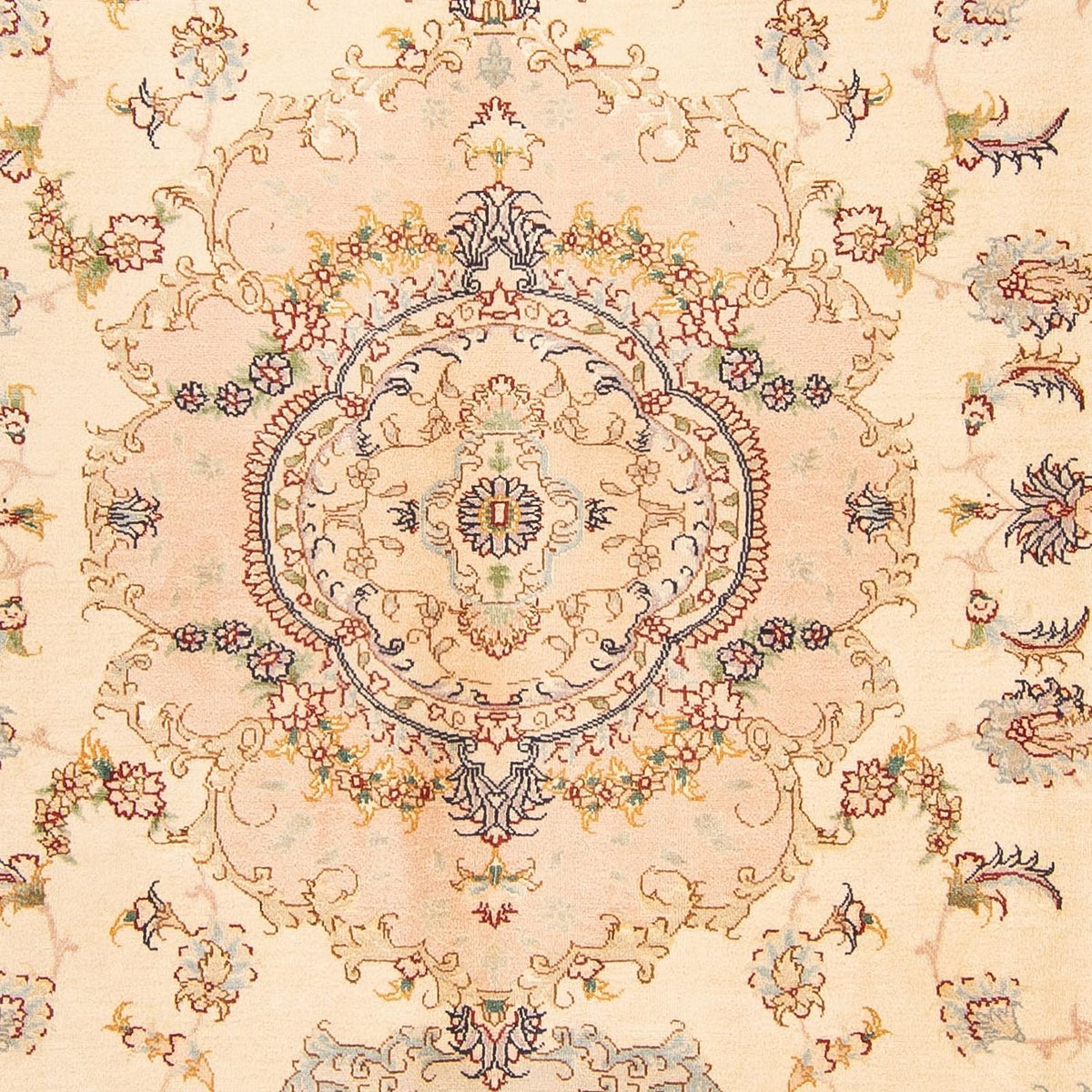Alfombra Persa - Tabriz - Real - 302 x 205 cm - beige