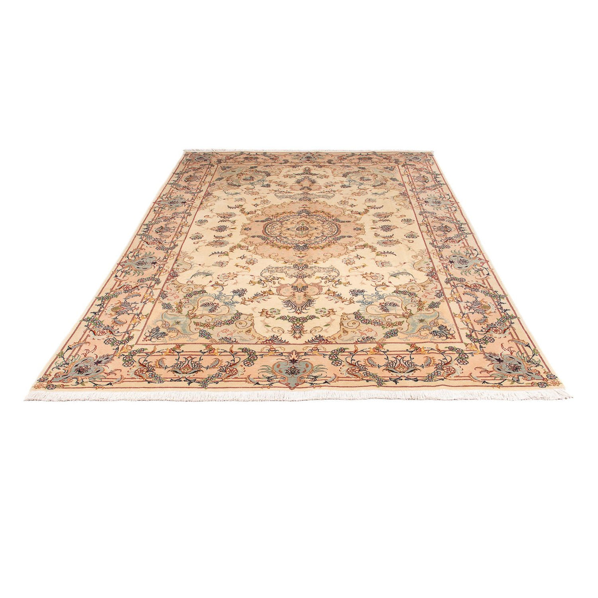 Alfombra Persa - Tabriz - Real - 302 x 205 cm - beige