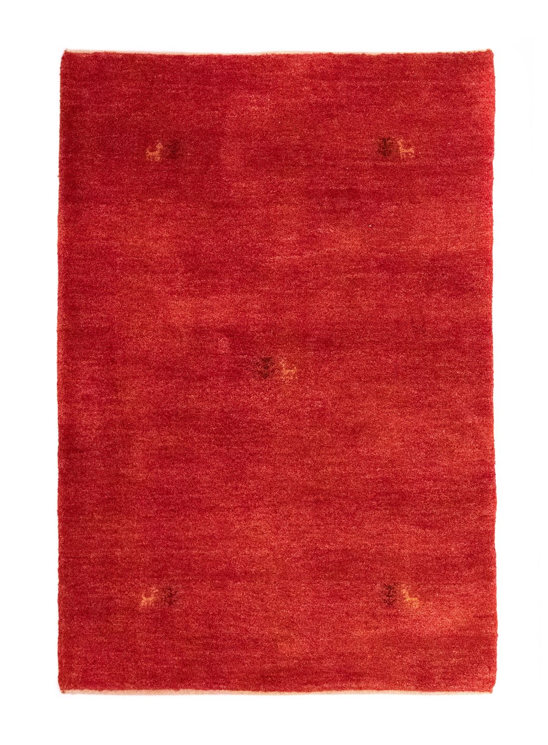 Alfombra Gabbeh - Persa - 147 x 99 cm - rojo