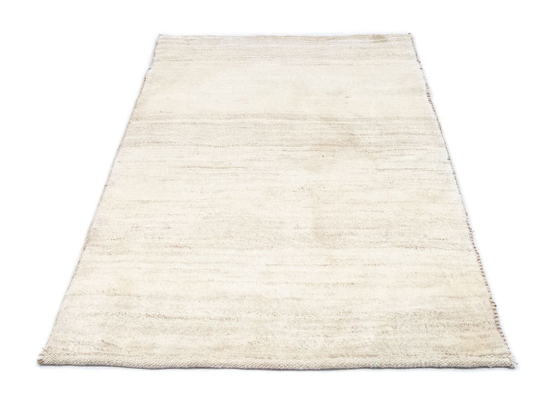 Alfombra Gabbeh - Persa - 135 x 73 cm - blanco natural