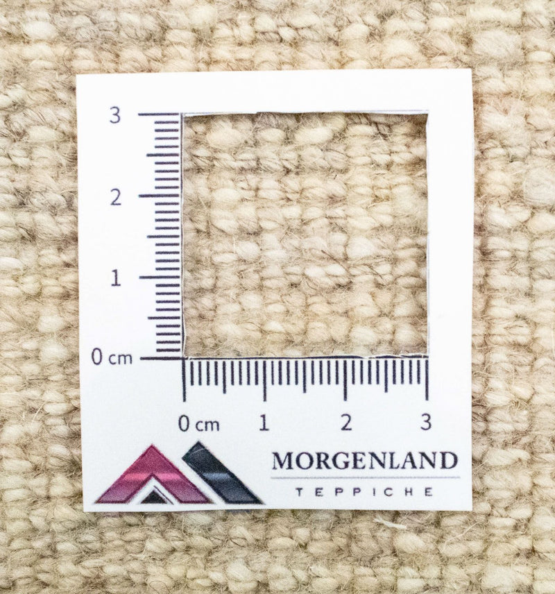 Alfombra Gabbeh - Persa - 135 x 73 cm - blanco natural