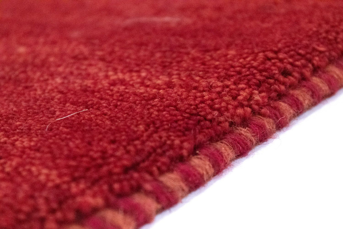 Alfombra Gabbeh - Persa - 125 x 76 cm - rojo