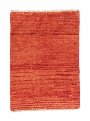 Alfombra Gabbeh - Persa - 108 x 76 cm - naranja