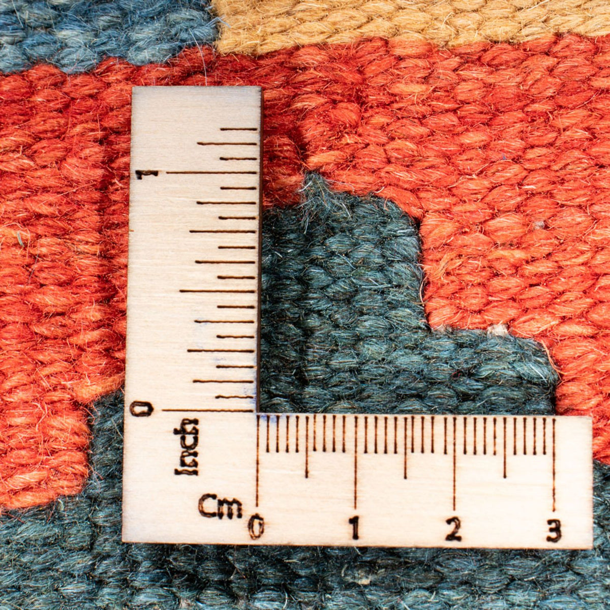 Alfombra de pasillo Alfombra Kelim - Oriental - 207 x 62 cm - rojo oscuro