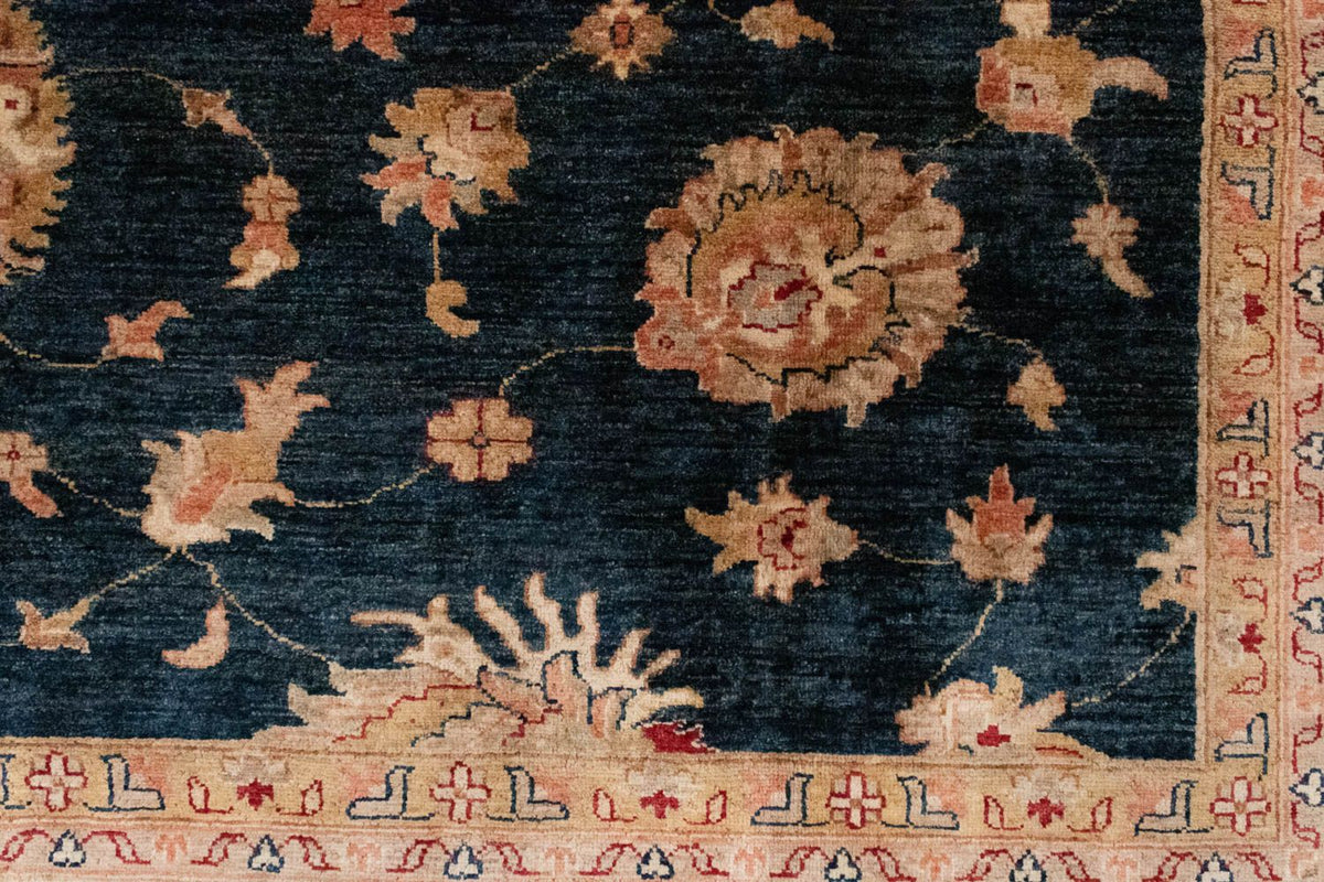 Alfombra Ziegler - 370 x 276 cm - azul