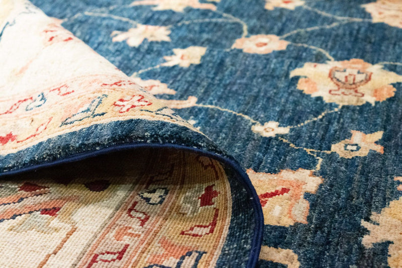 Alfombra Ziegler - 370 x 276 cm - azul