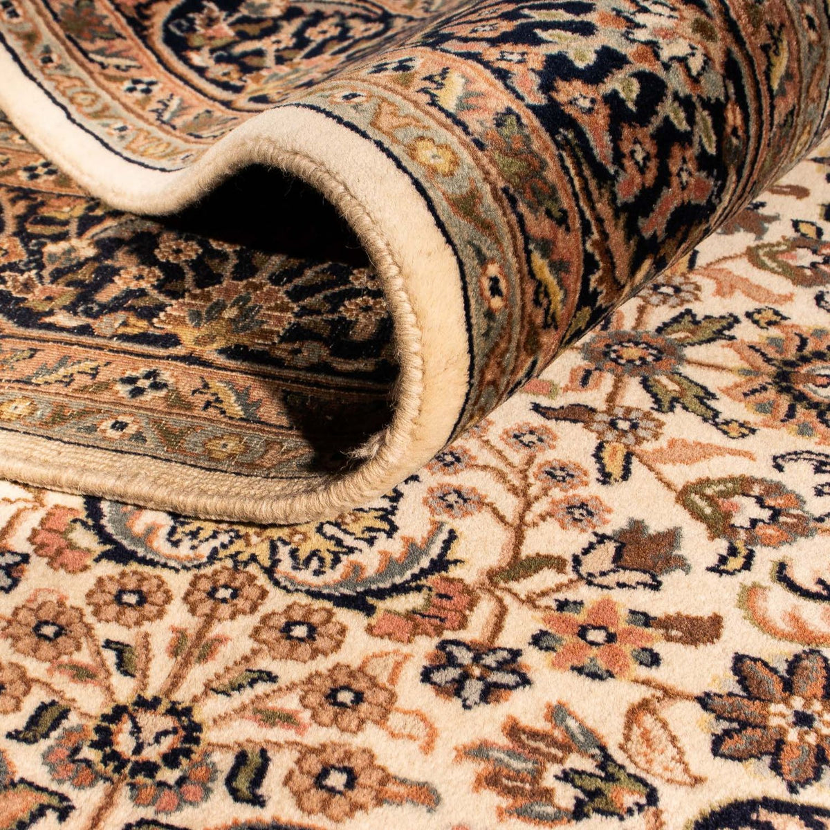 Alfombra oriental - Keshan - Indus - 243 x 172 cm - beige