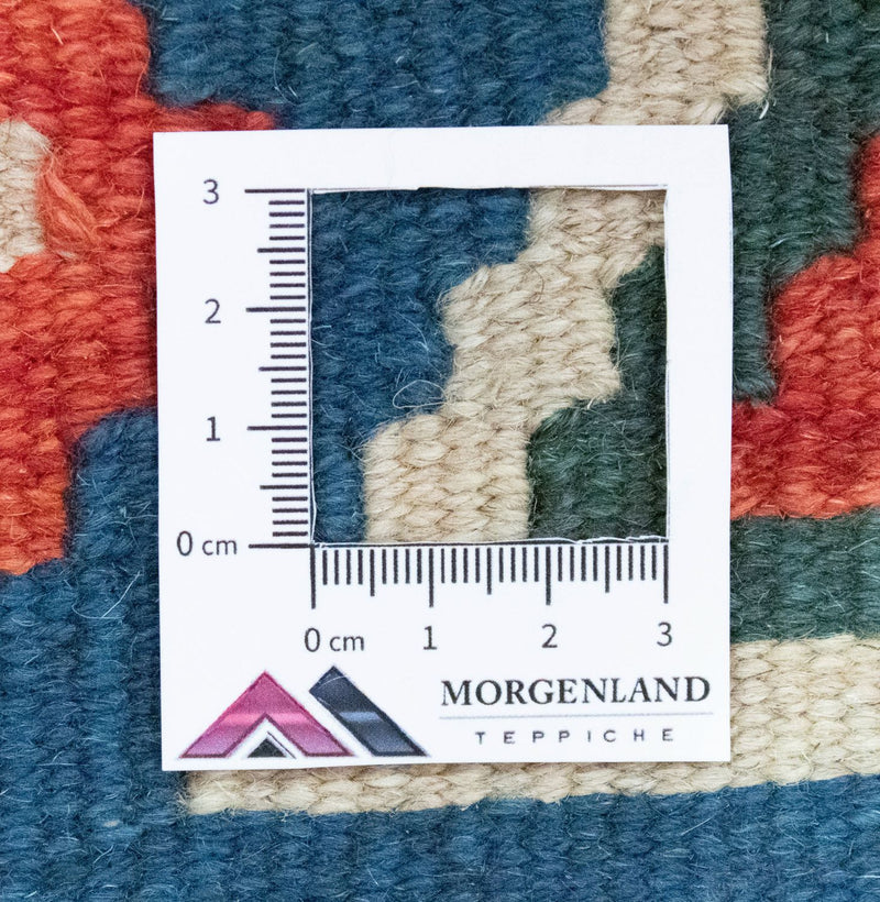 Alfombra de pasillo Alfombra Kelim - Oriental - 194 x 64 cm - naranja