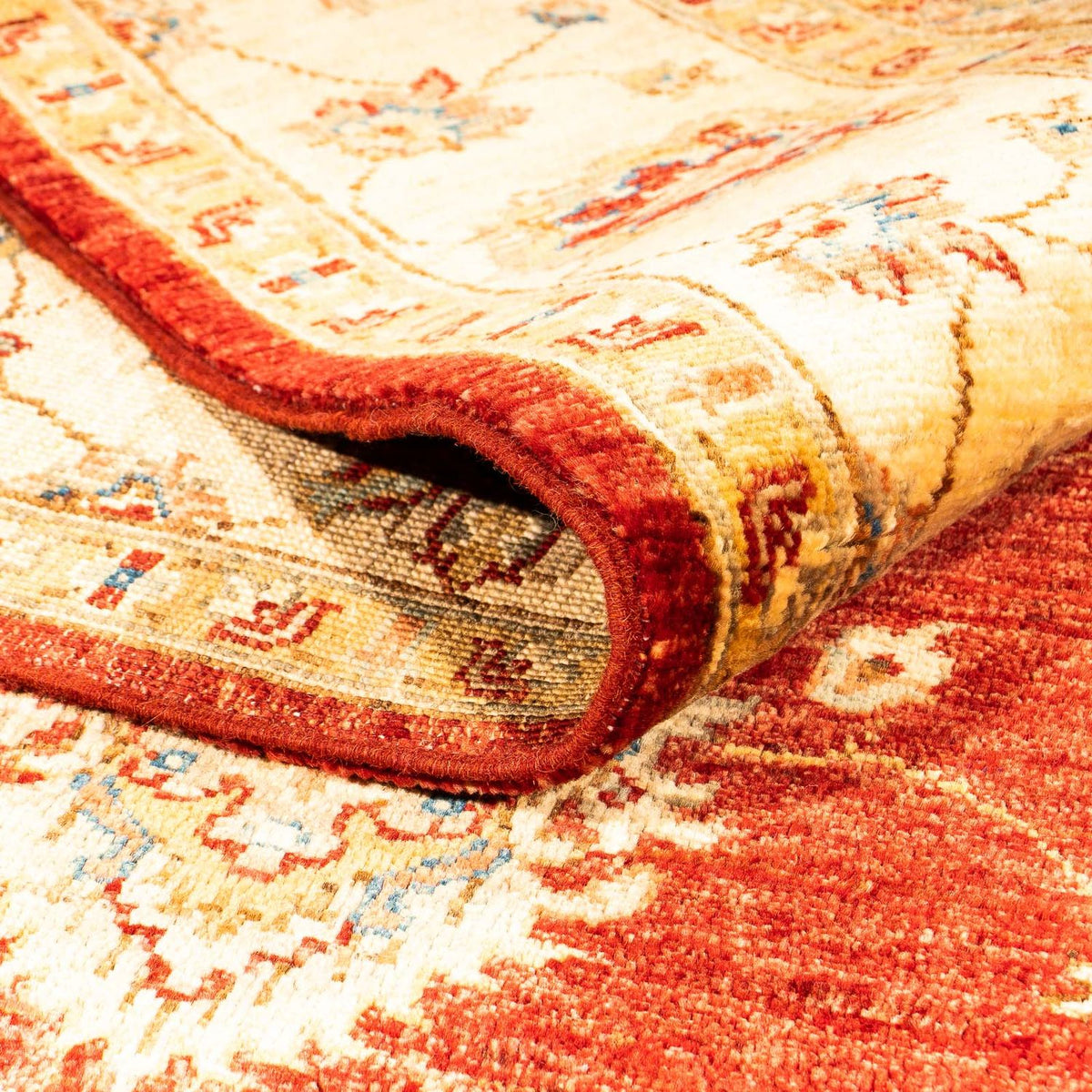Alfombra Ziegler - 207 x 152 cm - rojo oscuro