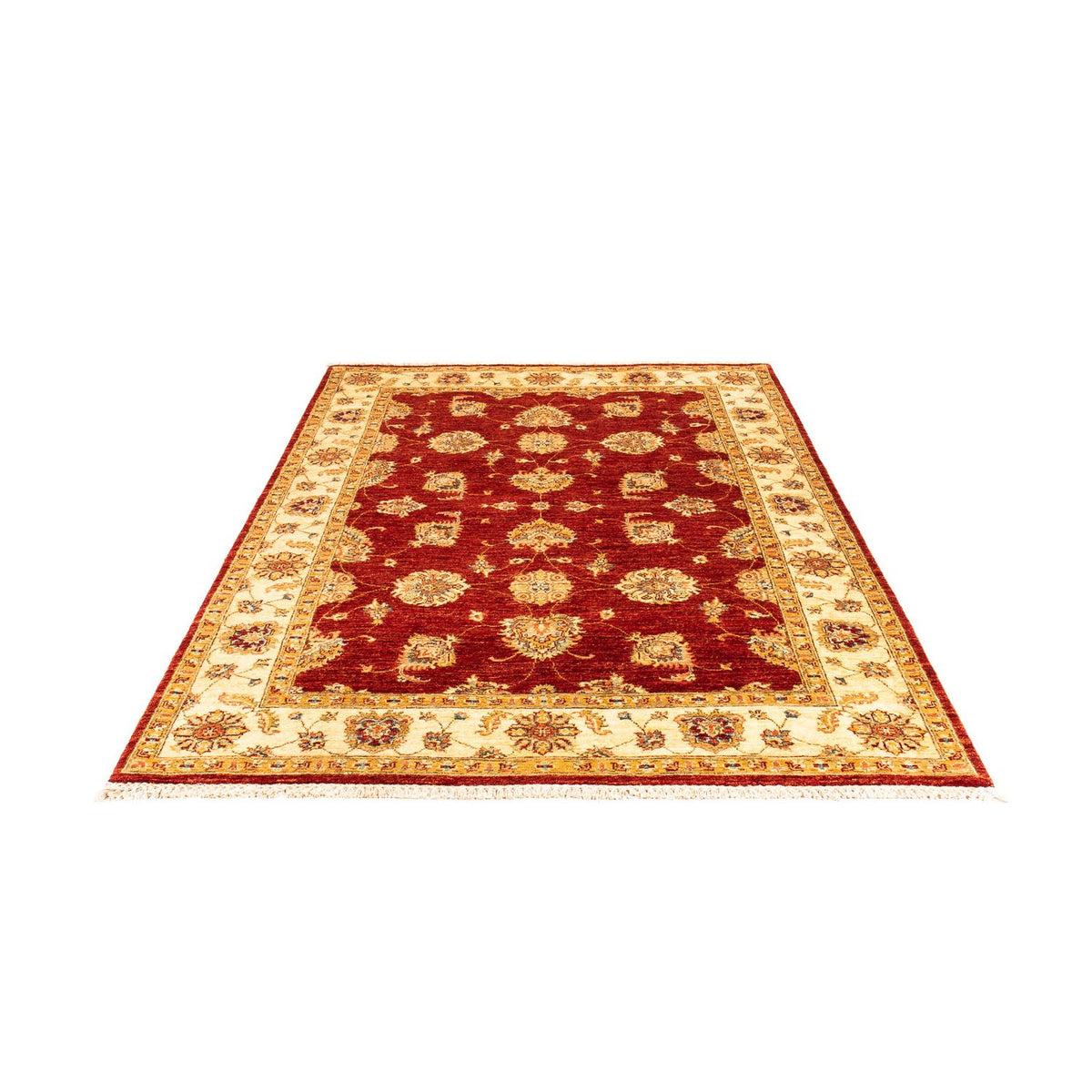 Alfombra Ziegler - 207 x 152 cm - rojo oscuro