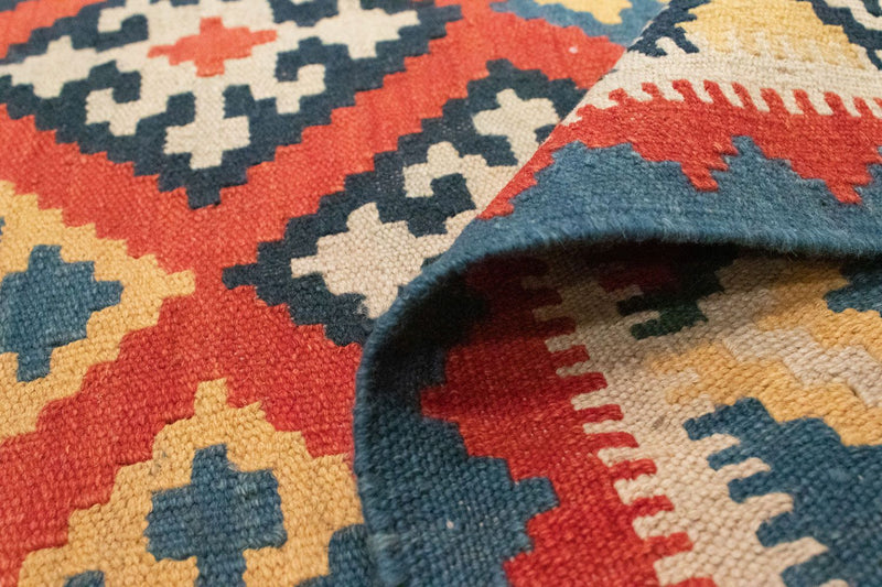 Alfombra Kelim - Oriental - 212 x 148 cm - naranja