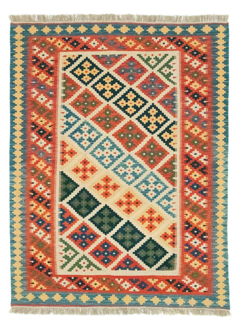 Alfombra Kelim - Oriental - 202 x 153 cm - naranja