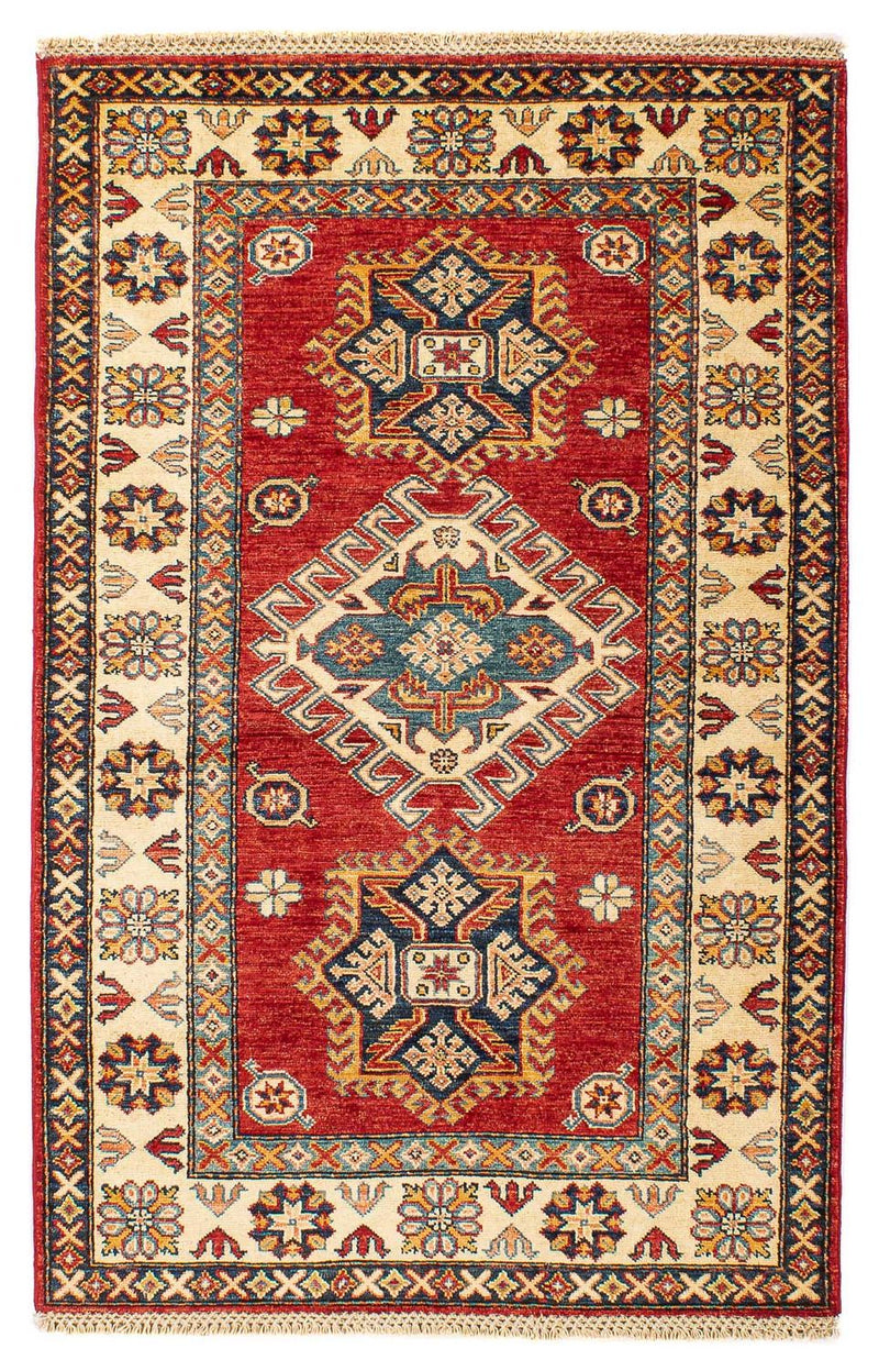 Alfombra Ziegler - Kazak - 152 x 101 cm - rojo oscuro