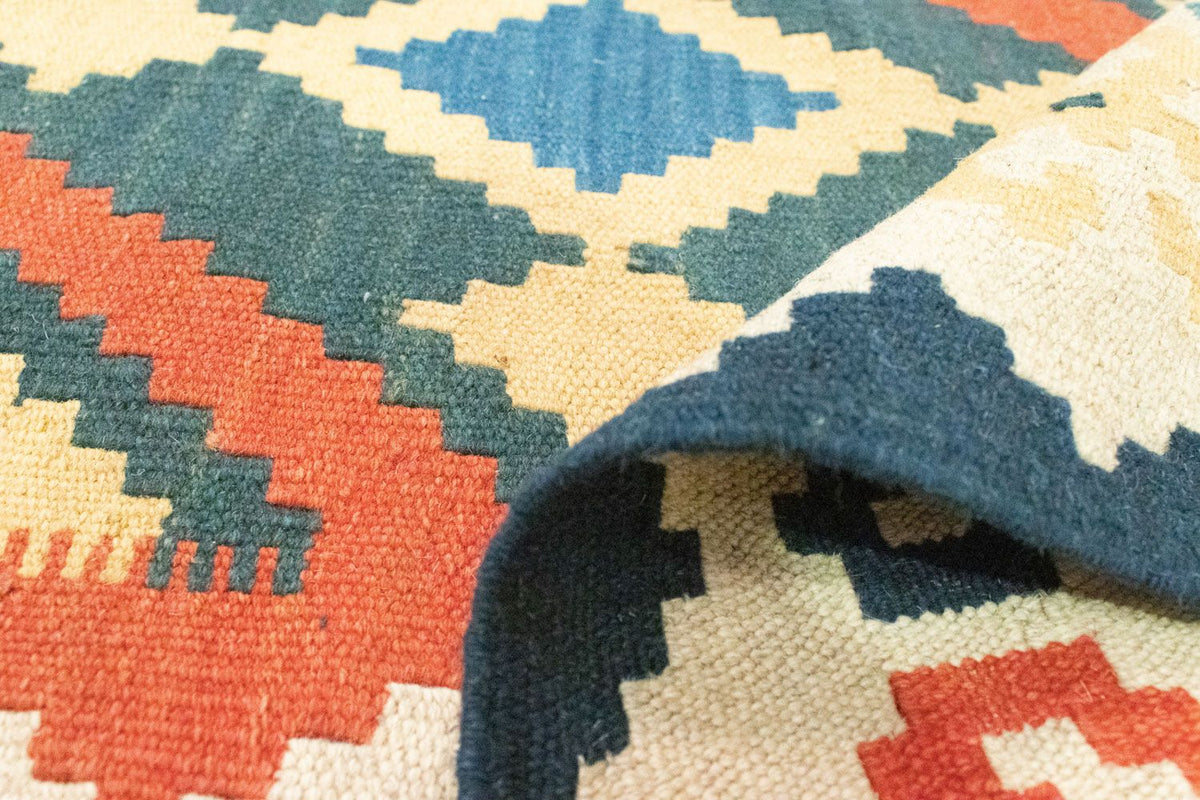 Alfombra Kelim - Oriental - 210 x 155 cm - naranja