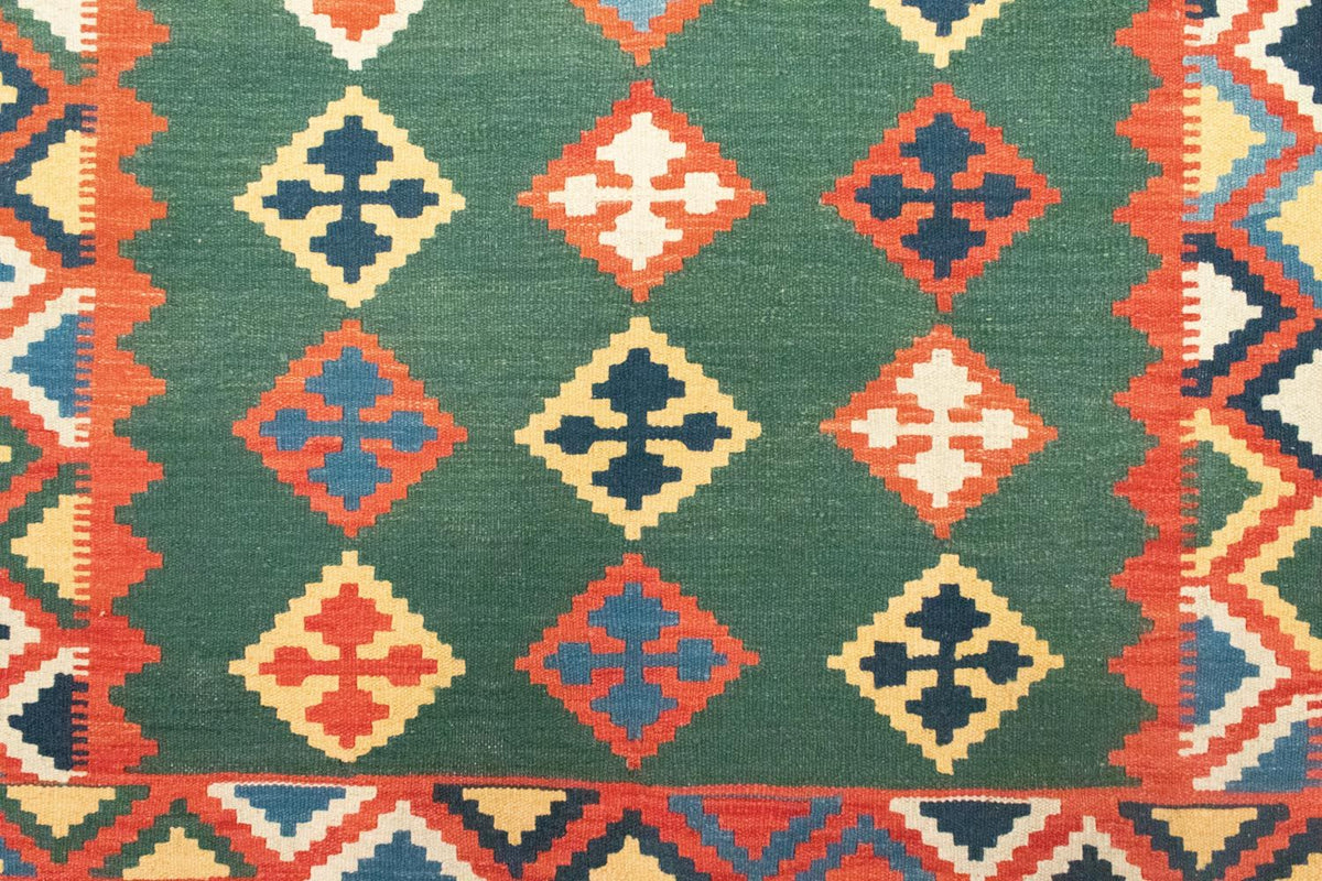 Alfombra Kelim - Oriental - 217 x 148 cm - verde