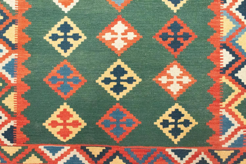 Alfombra Kelim - Oriental - 217 x 148 cm - verde