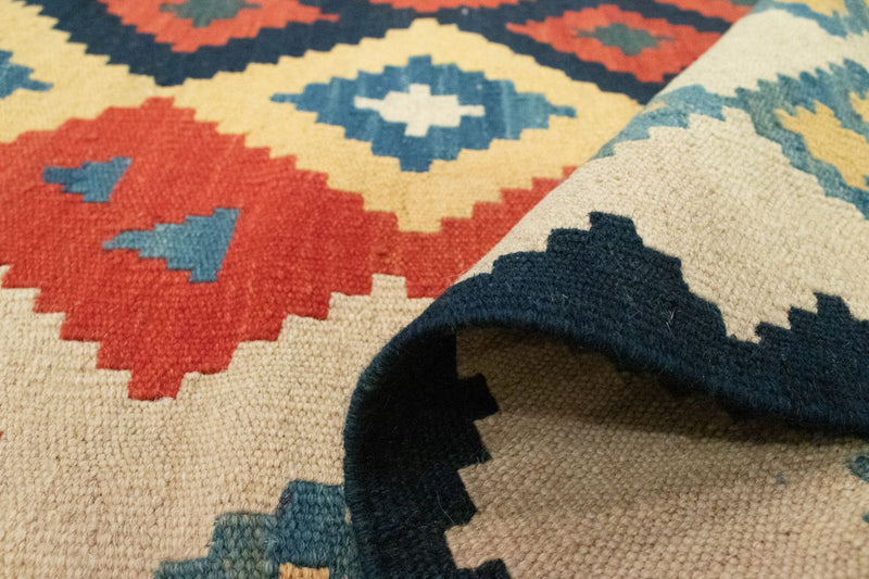 Alfombra Kelim - Oriental - 205 x 155 cm - naranja