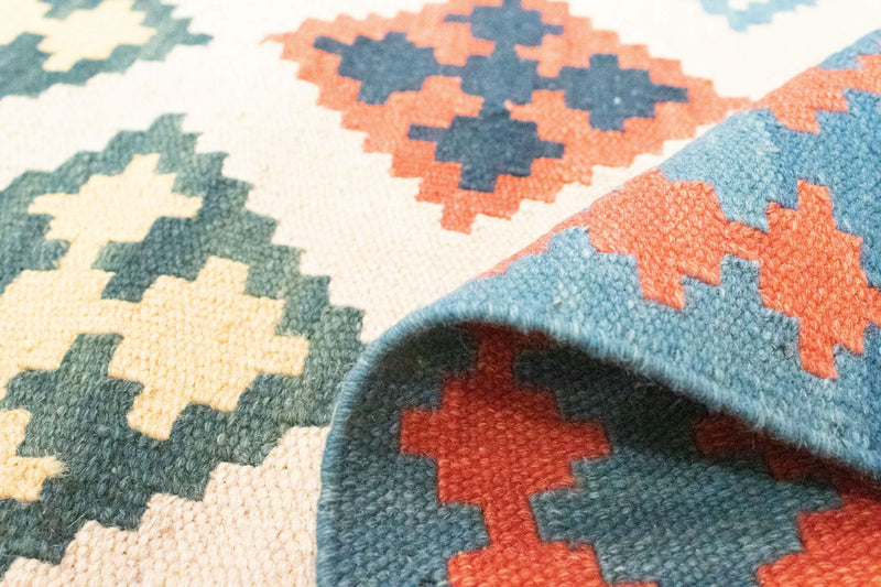 Alfombra Kelim - Oriental - 205 x 150 cm - beige