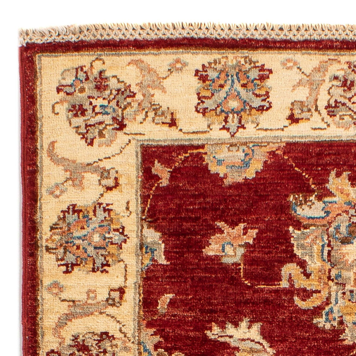 Alfombra Ziegler - 124 x 84 cm - rojo oscuro