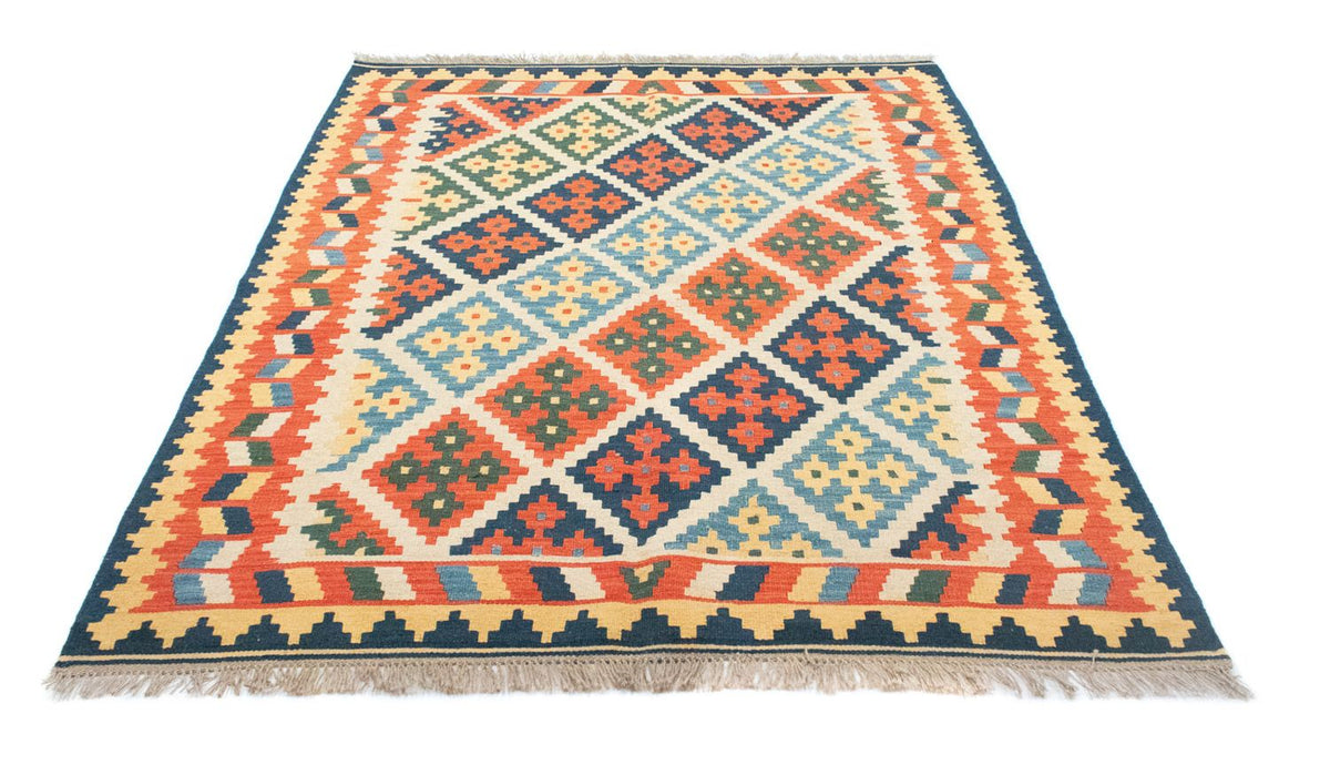 Alfombra Kelim - Oriental - 205 x 157 cm - naranja