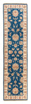 Alfombra de pasillo Alfombra Ziegler - 302 x 82 cm - azul oscuro