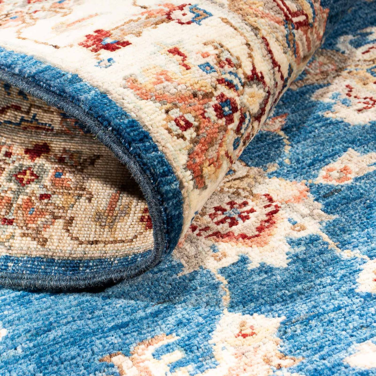 Alfombra de pasillo Alfombra Ziegler - 303 x 84 cm - azul oscuro