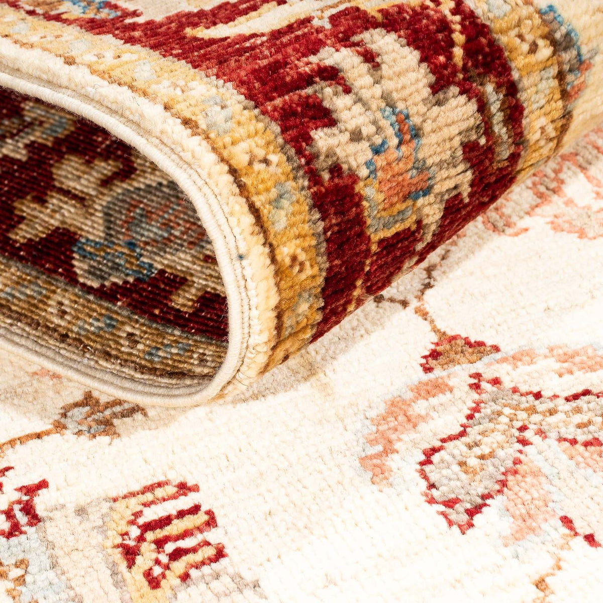 Alfombra de pasillo Alfombra Ziegler - 204 x 60 cm - beige