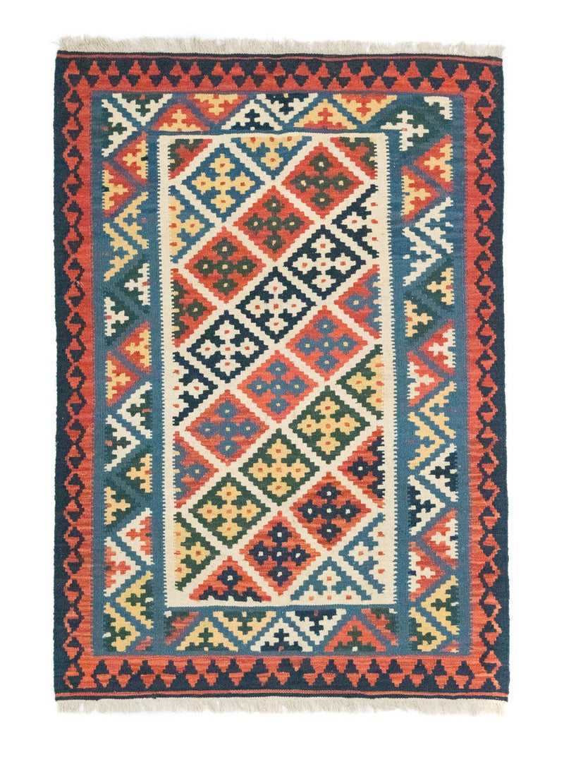 Alfombra Kelim - Oriental - 187 x 127 cm - naranja
