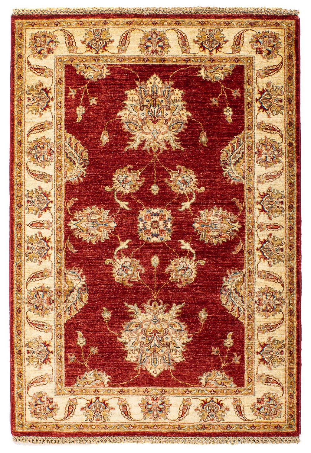 Alfombra Ziegler - 144 x 99 cm - rojo oscuro
