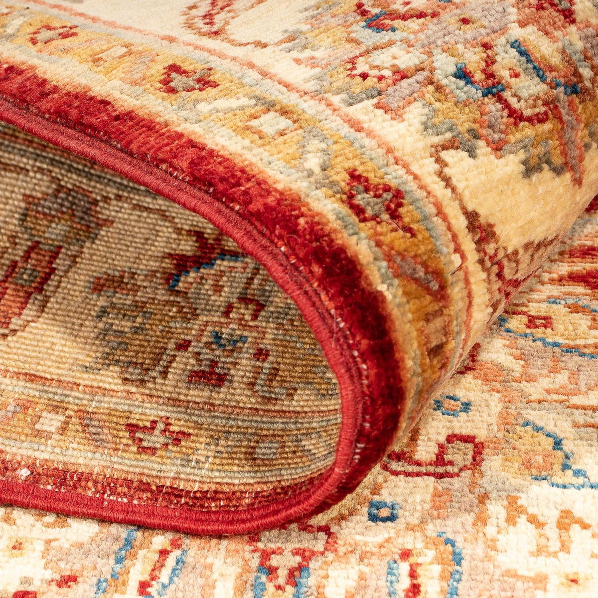 Alfombra Ziegler - 144 x 99 cm - rojo oscuro