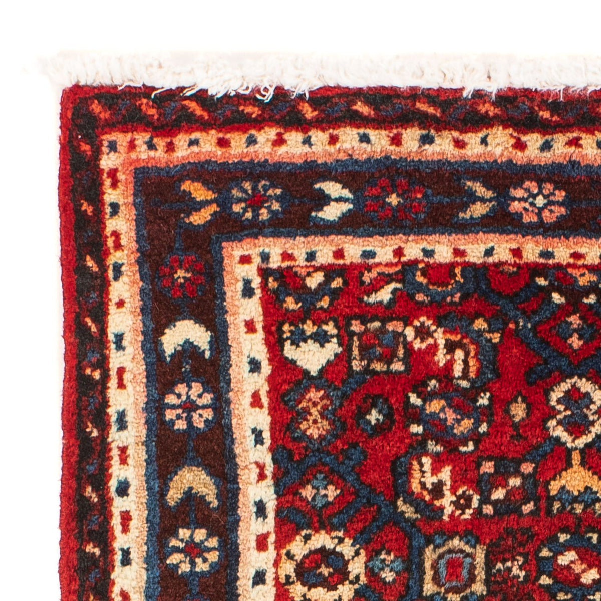 Alfombra persa - Nómada - 81 x 60 cm - rojo oscuro