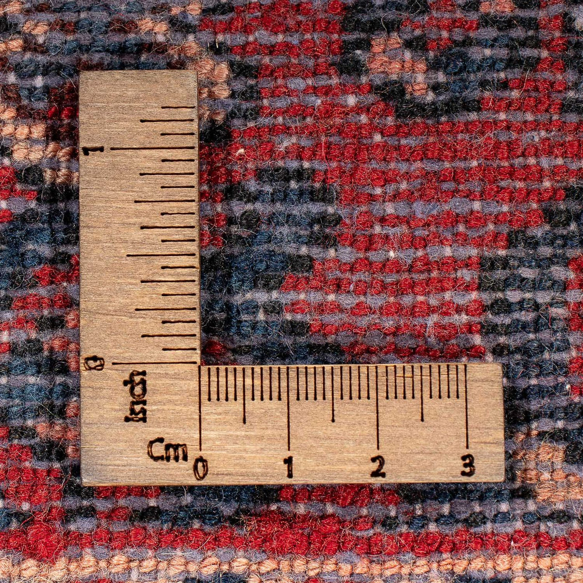 Alfombra persa - Nómada - 81 x 60 cm - rojo oscuro