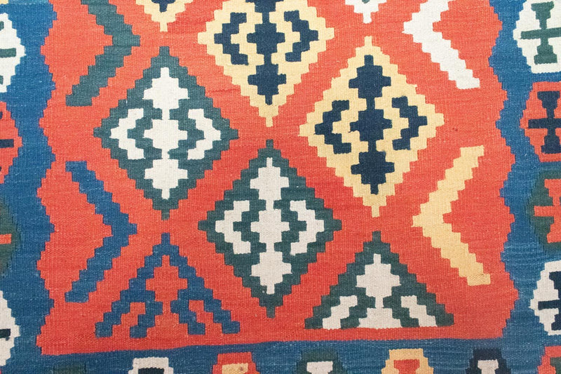 Alfombra Kelim - Oriental - 181 x 126 cm - naranja