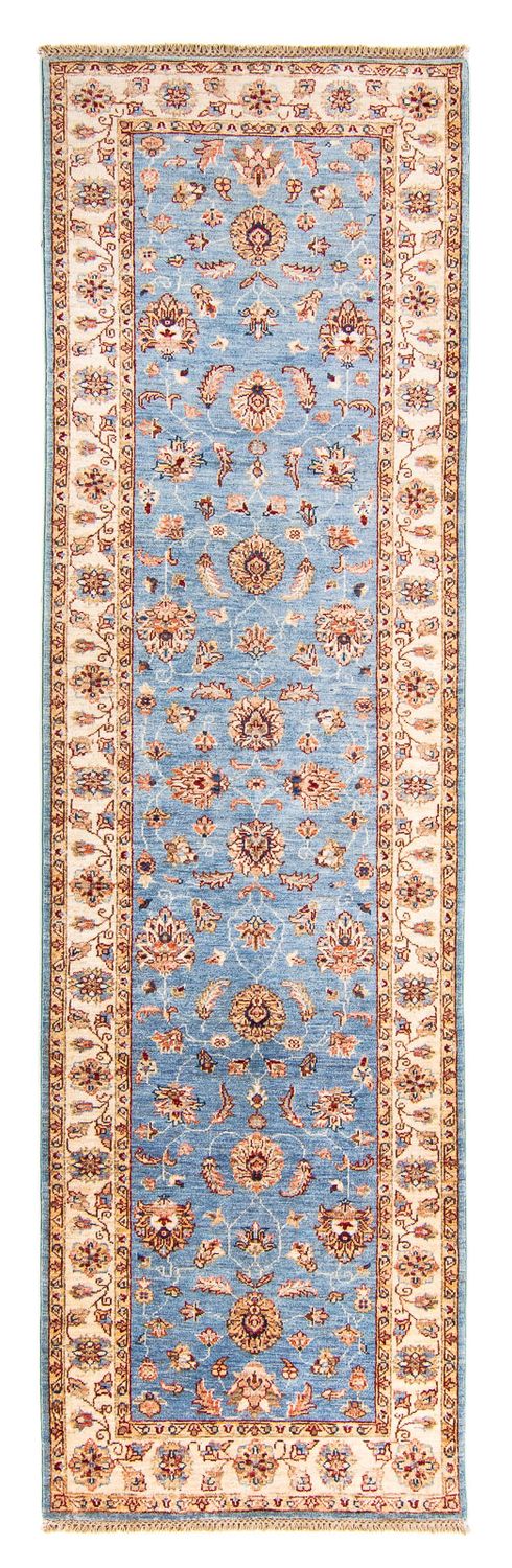 Alfombra de pasillo Alfombra Ziegler - 304 x 85 cm - azul claro