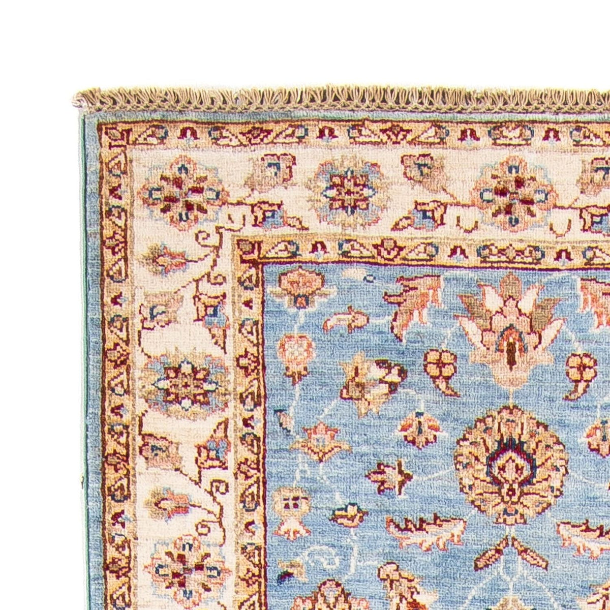 Alfombra de pasillo Alfombra Ziegler - 304 x 85 cm - azul claro