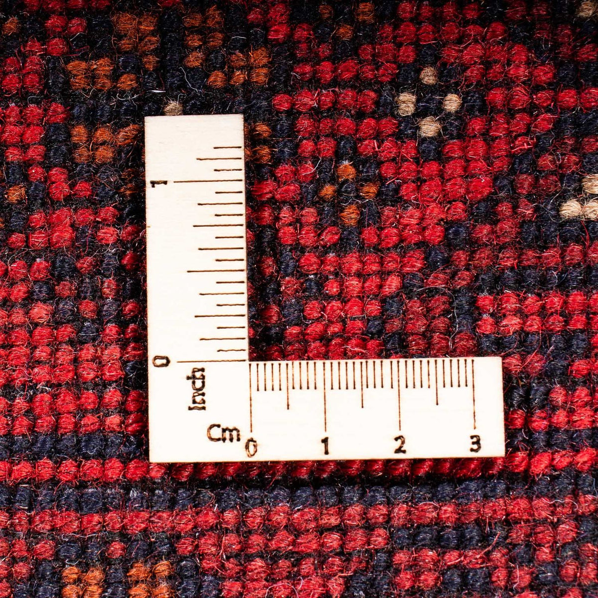 Alfombra afgana - Kunduz - 146 x 102 cm - rojo oscuro