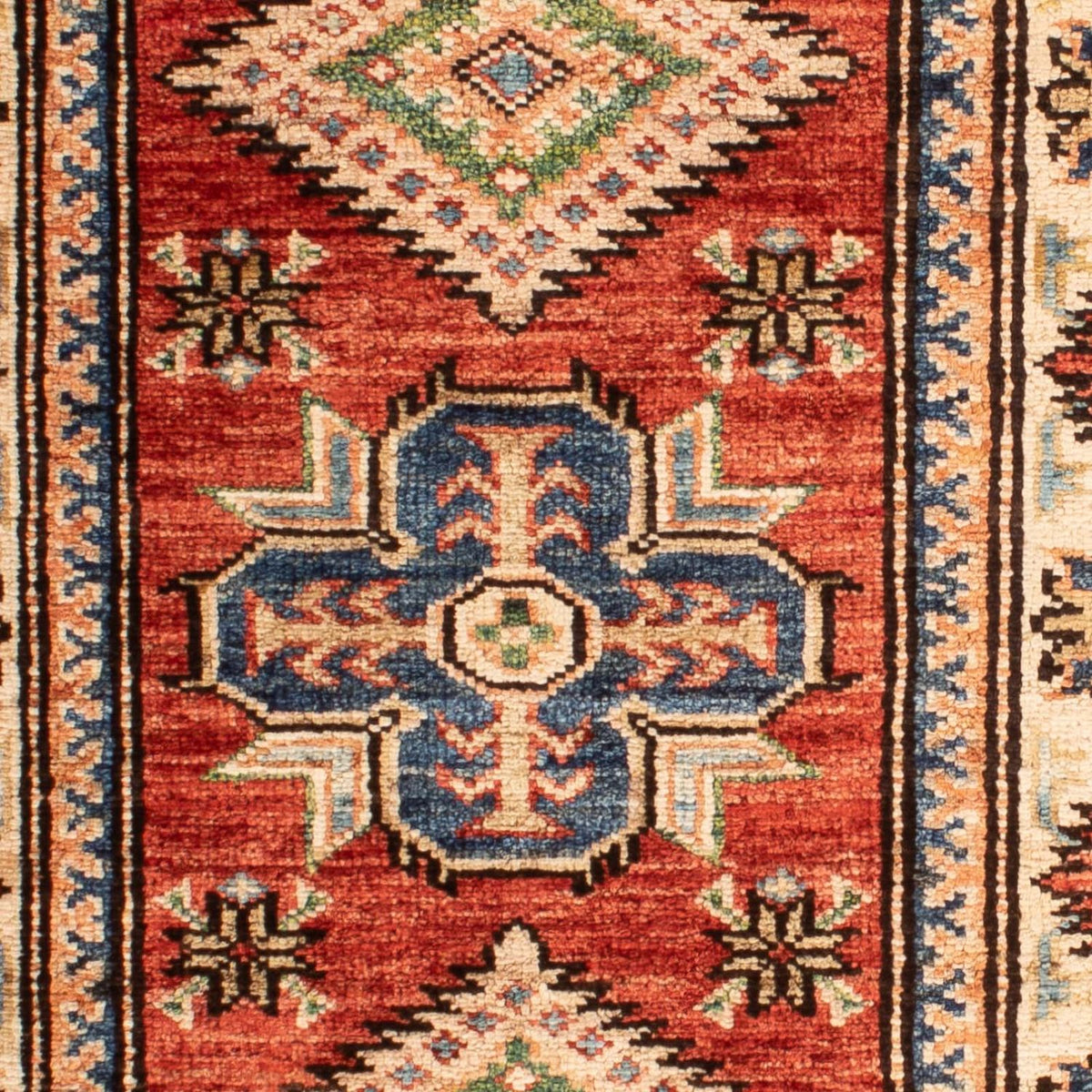 Alfombra Ziegler - Kazak - 84 x 60 cm - óxido