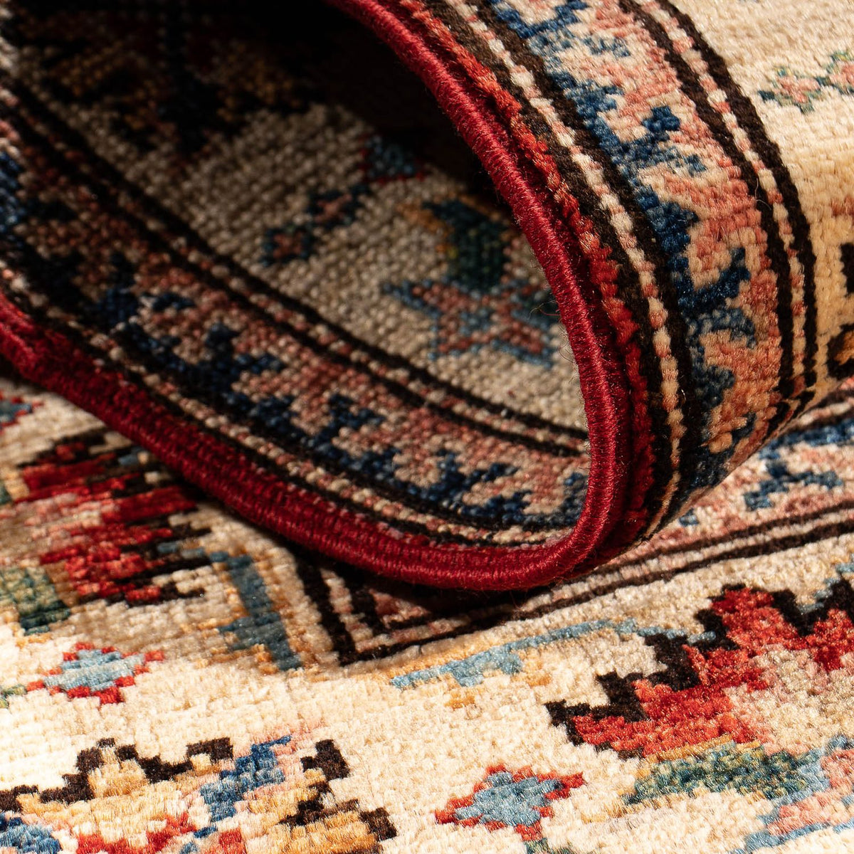 Alfombra Ziegler - Kazak - 86 x 60 cm - óxido