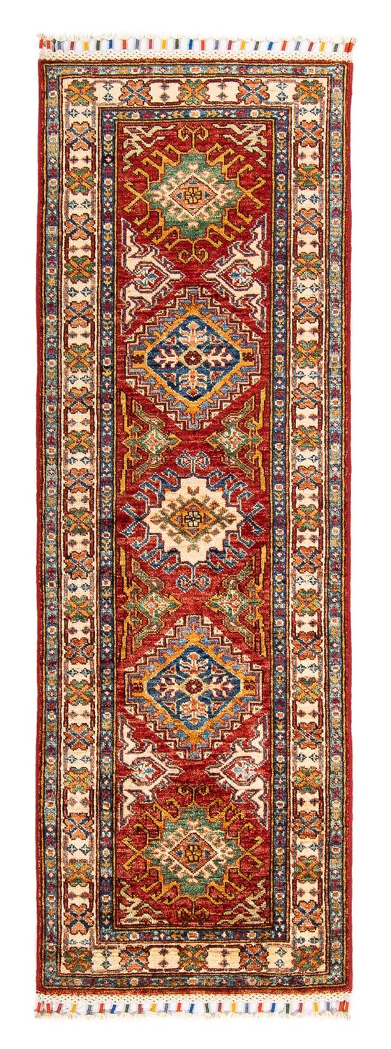 Alfombra de pasillo Alfombra Ziegler - Kazak - 178 x 60 cm - rojo oscuro